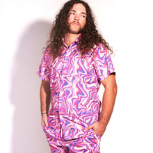 Load image into Gallery viewer, Vu Top - Purple Cyber Print