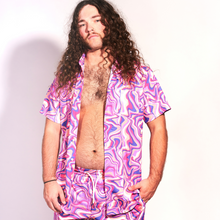 Load image into Gallery viewer, Vu Top - Purple Cyber Print