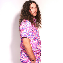 Load image into Gallery viewer, Vu Top - Purple Cyber Print