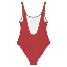 Load image into Gallery viewer, One-Piece Swimsuit - Cherry Red