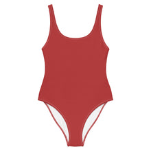 Load image into Gallery viewer, One-Piece Swimsuit - Cherry Red