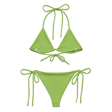 Load image into Gallery viewer, Green Apple Recycled String Bikini Set