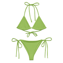 Load image into Gallery viewer, Green Apple Recycled String Bikini Set