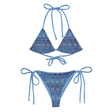 Load image into Gallery viewer, 'Simone Swim' Stamp Recycled String Bikini Set - Blue's Clues
