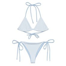 Load image into Gallery viewer, Icey Blue Contrast - Recycled String Bikini Set
