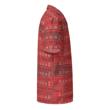 Load image into Gallery viewer, 'Simone Swim' Stamp One-Piece Swimsuit - Cherry Red